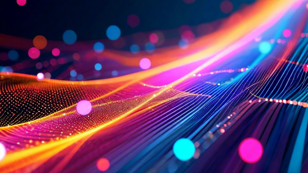 Social media listening data streams visualization